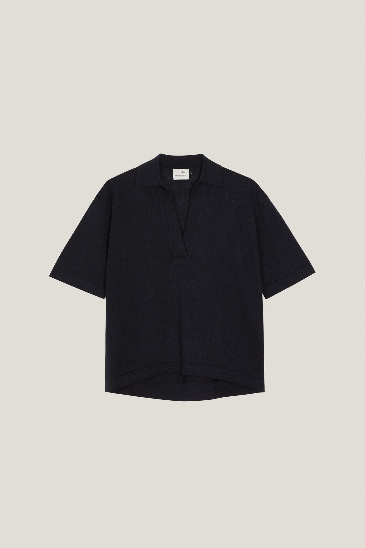 Polo Boxy in Lino Cotone