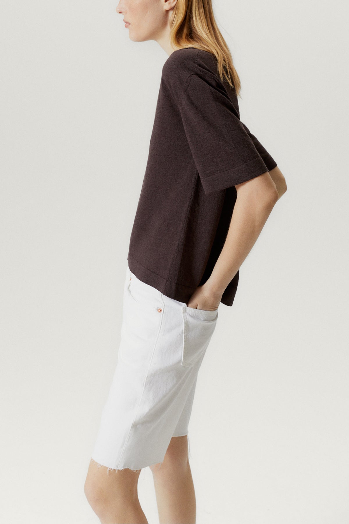 Polo Boxy in Lino Cotone – Versione Imperfect