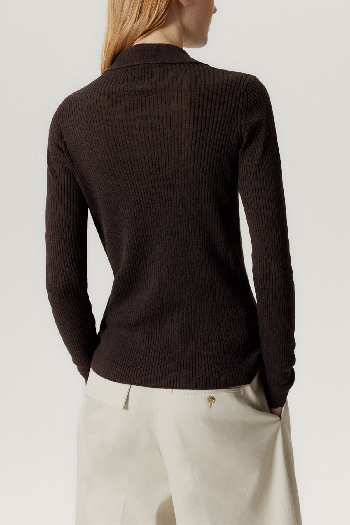 Chemise à mailles côtelées en Lin et Coton - Version imparfaite