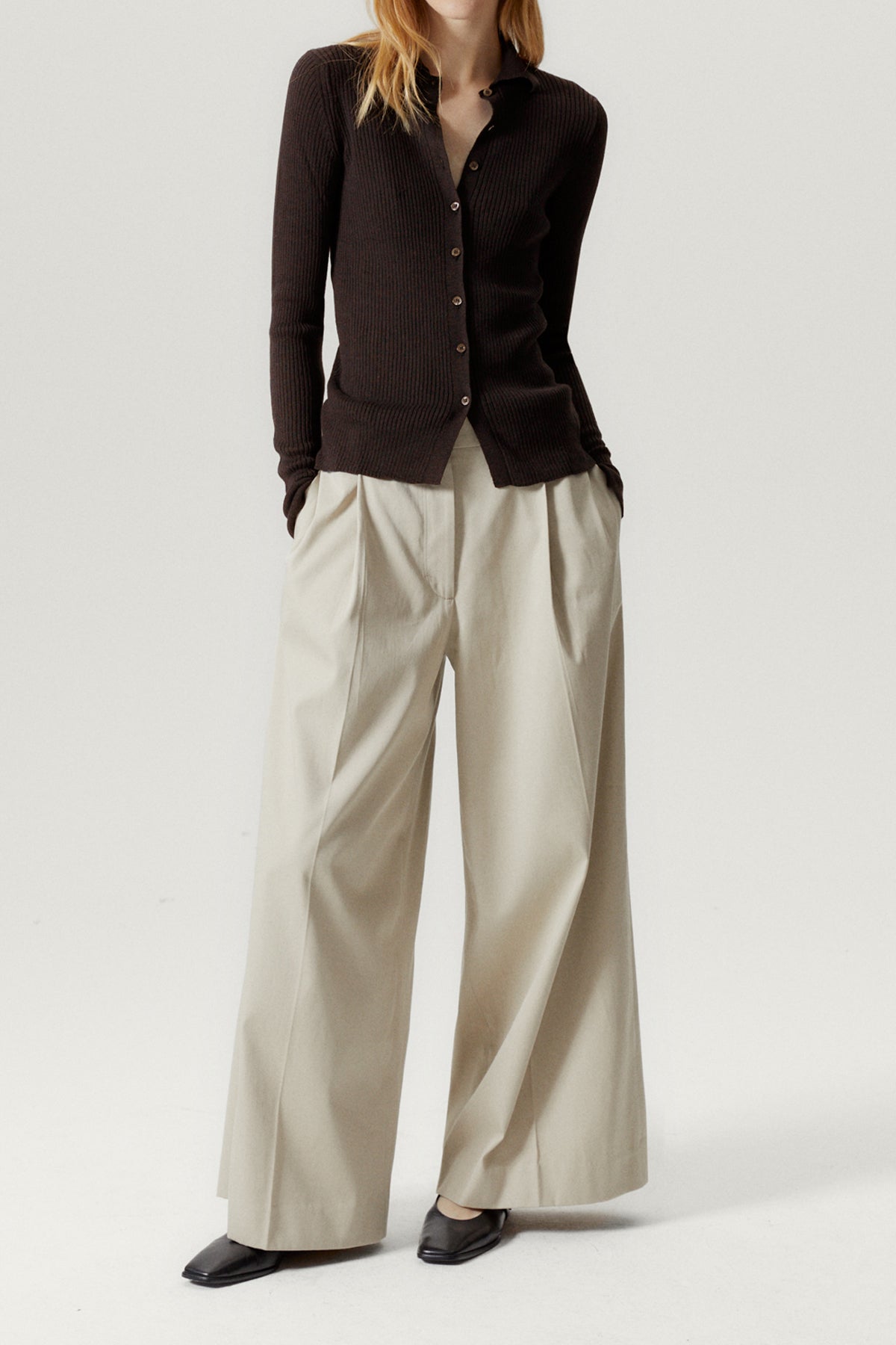 Chemise à mailles côtelées en Lin et Coton - Version imparfaite