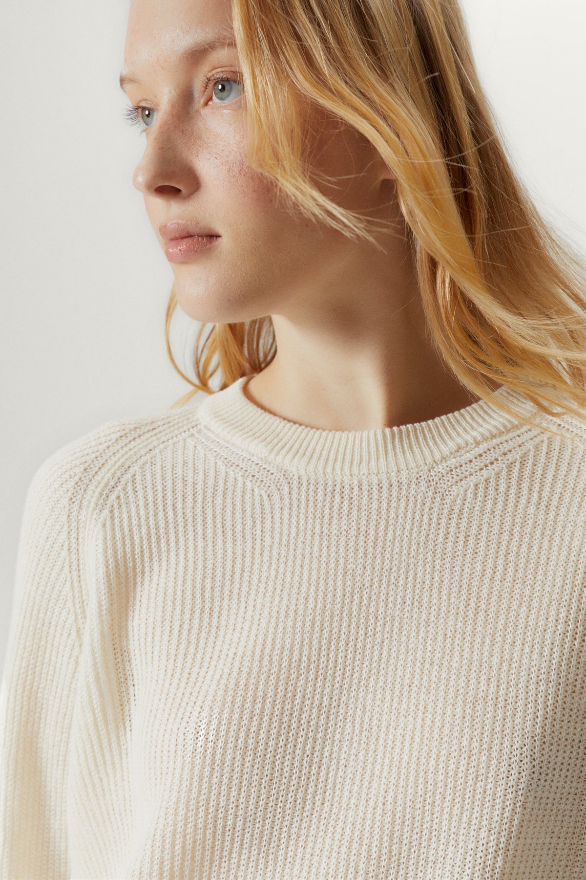 The Linen Cotton Raglan Sweater