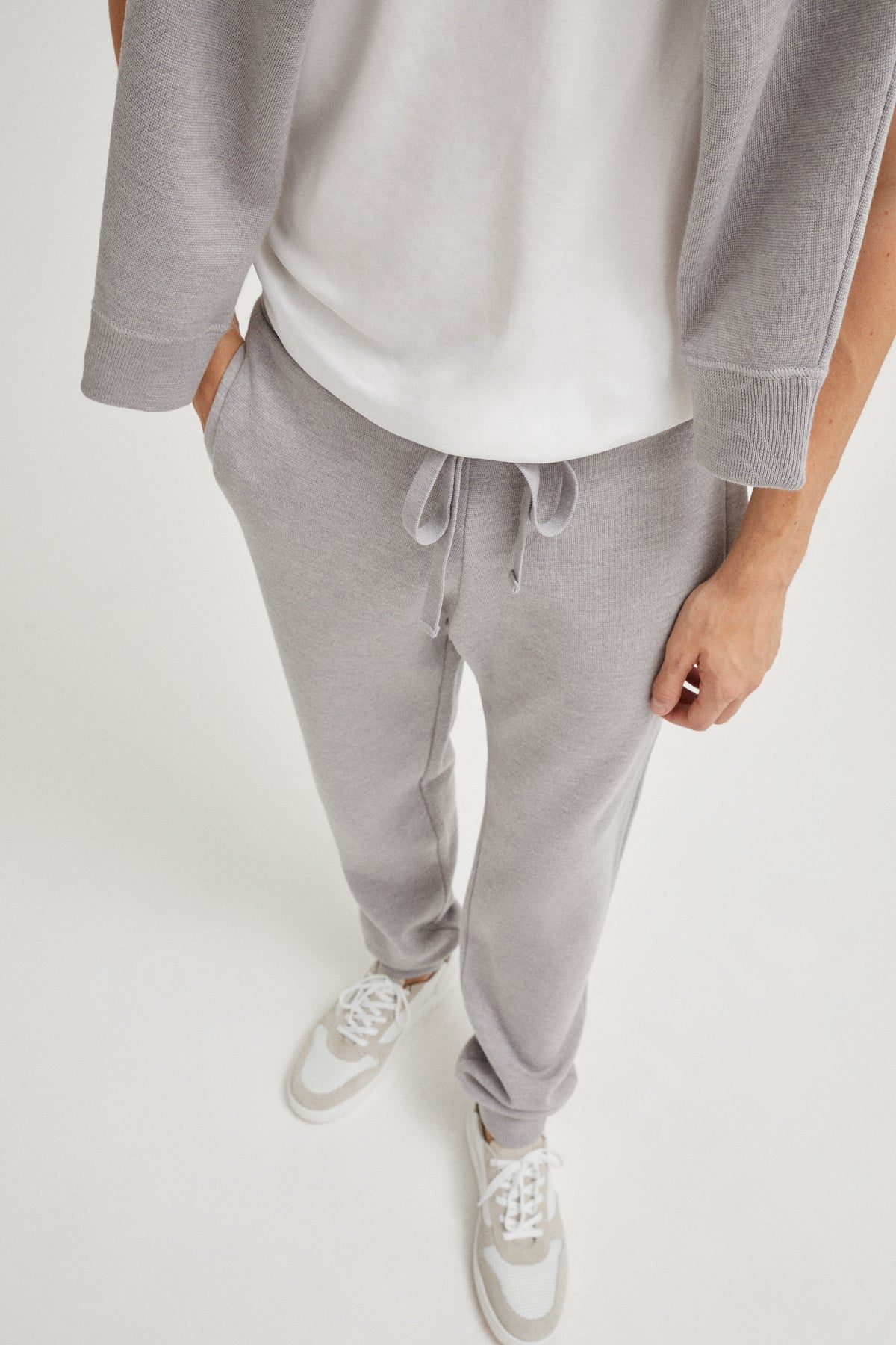 the merino wool jogger imperfect version 13 light grey