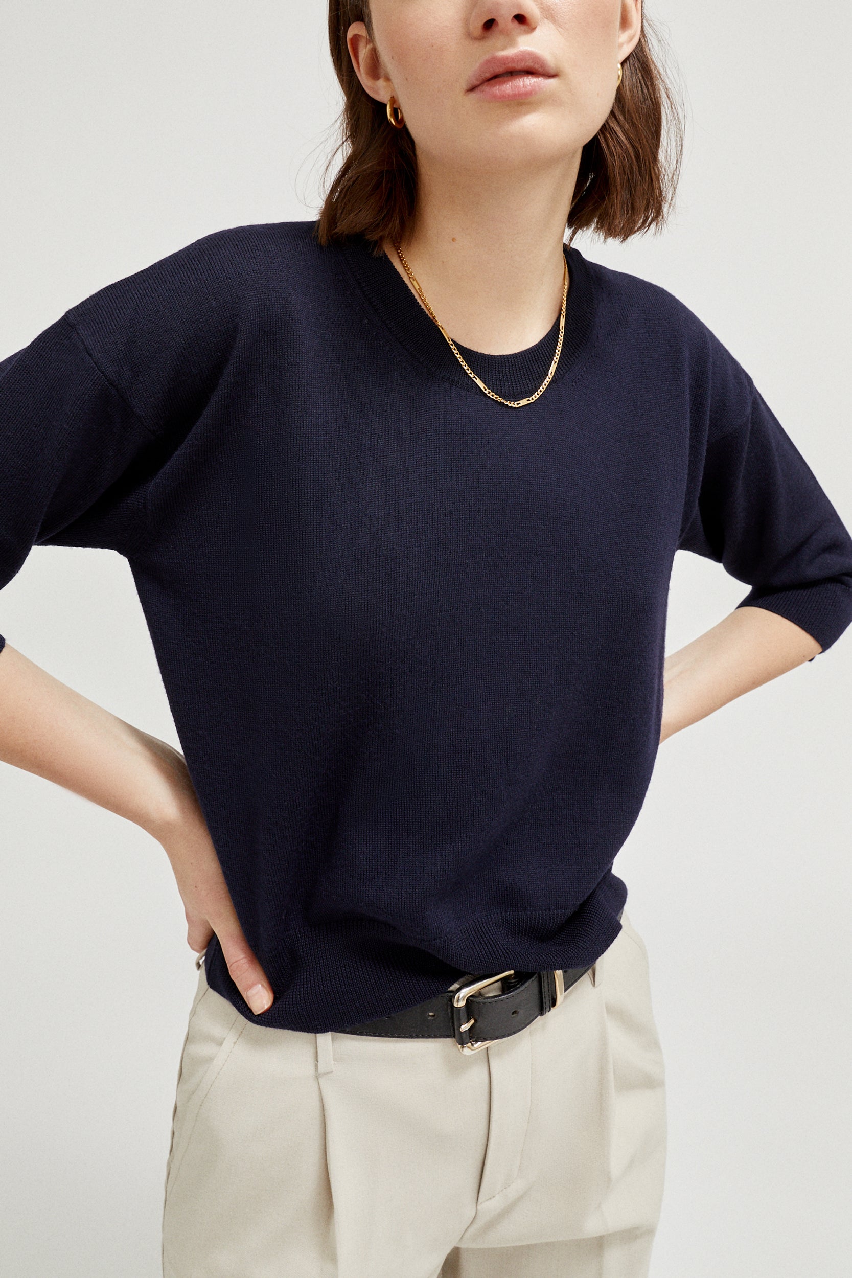 The Merino Wool Boxy T-Shirt