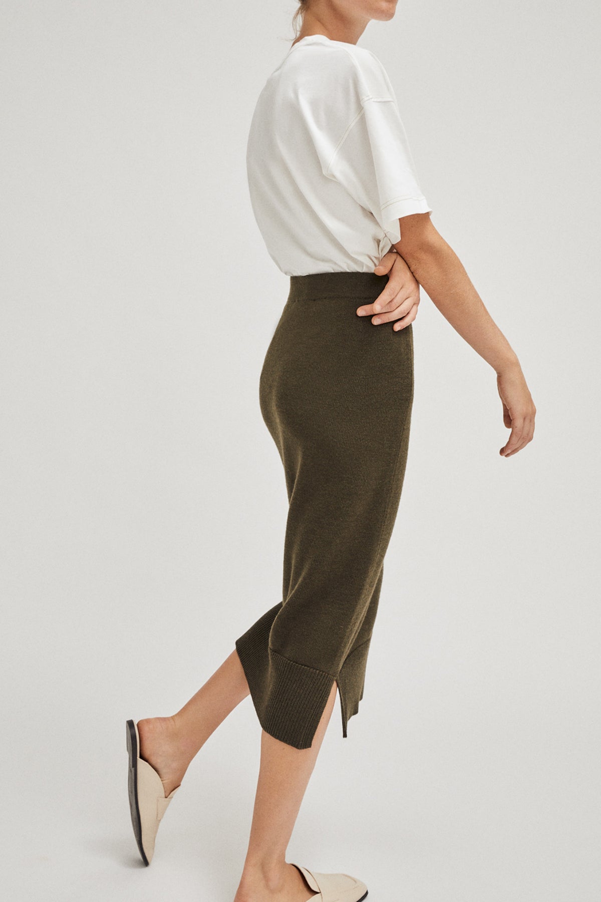 The Merino Wool Pencil Skirt