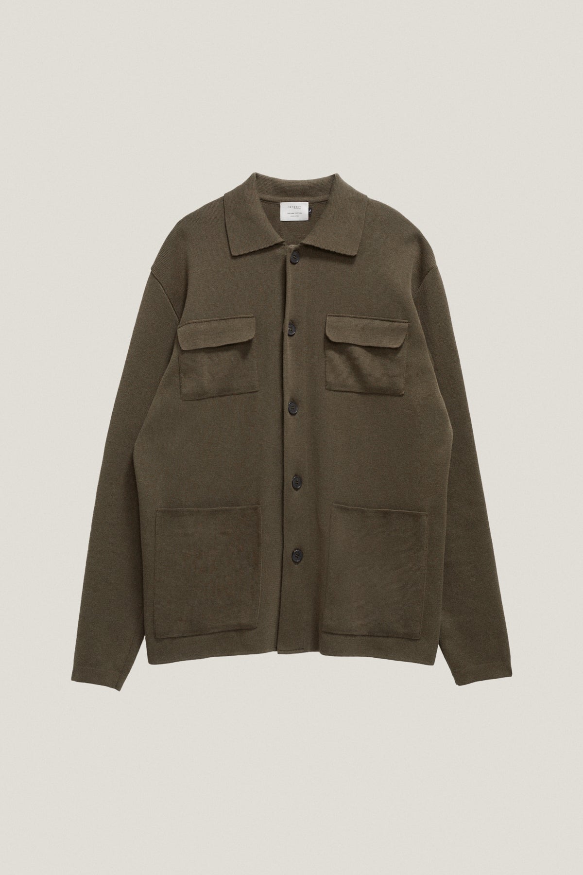 the organic cotton jacket kaki green