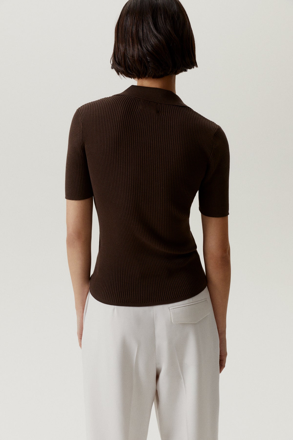 Polo a Costine in Cotone Organico - Versione Imperfect