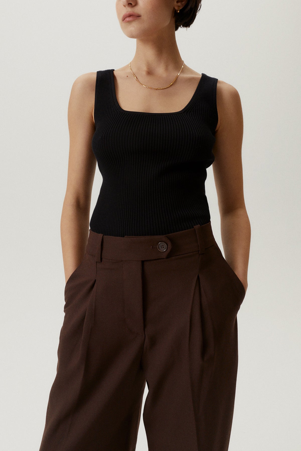 Top a coste in Cotone Organico – Versione Imperfect