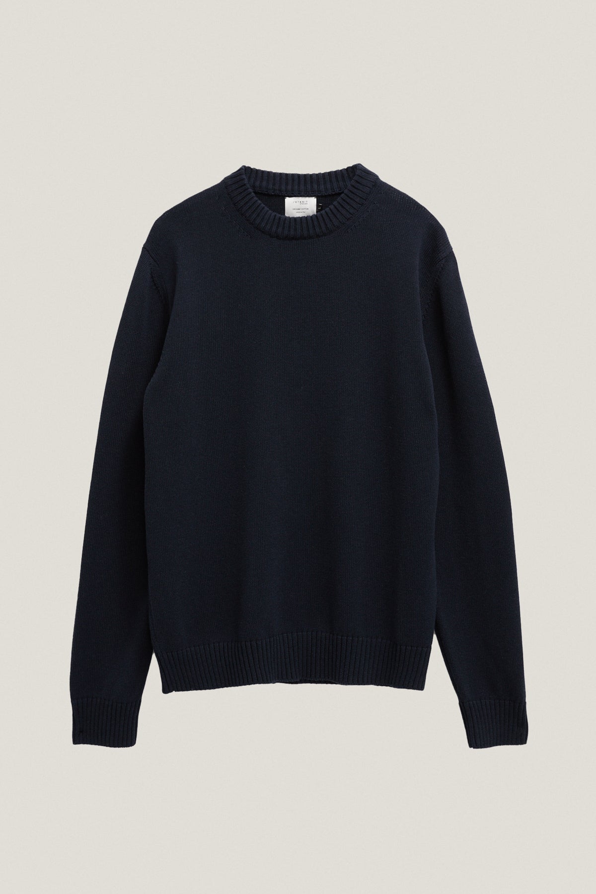 the organic cotton sweater blue navy
