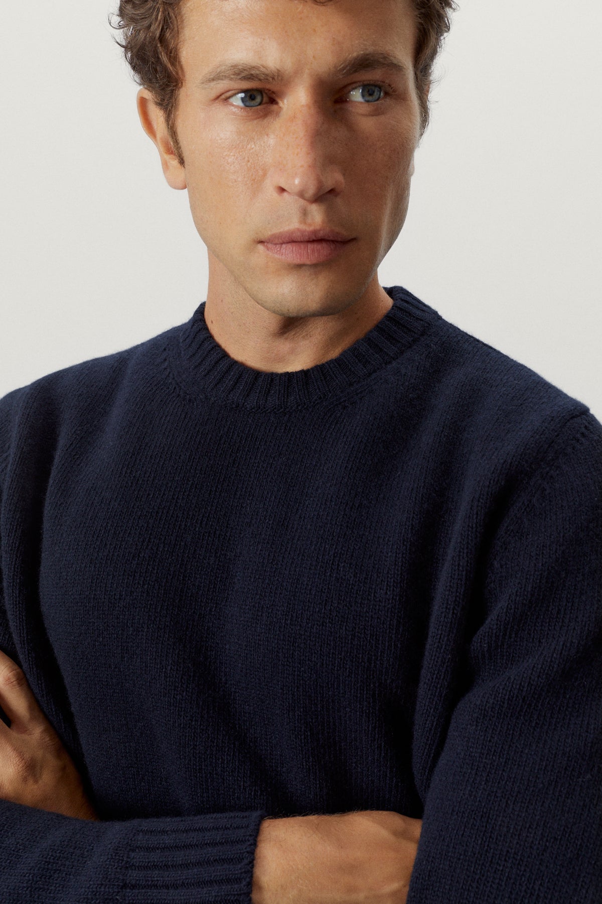 the woolen sweater blue navy