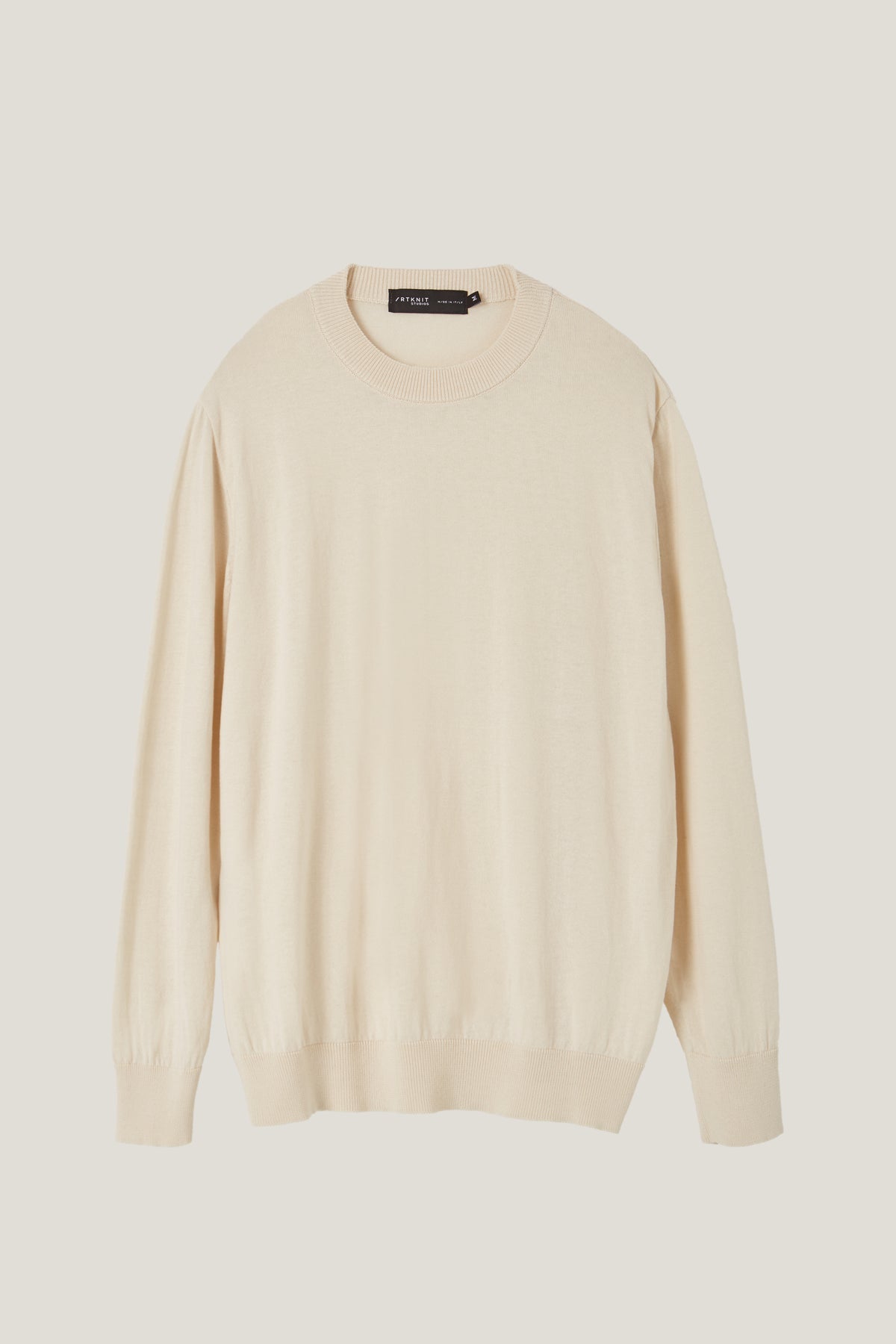 the silk cotton sweater imperfect version 3 milk white