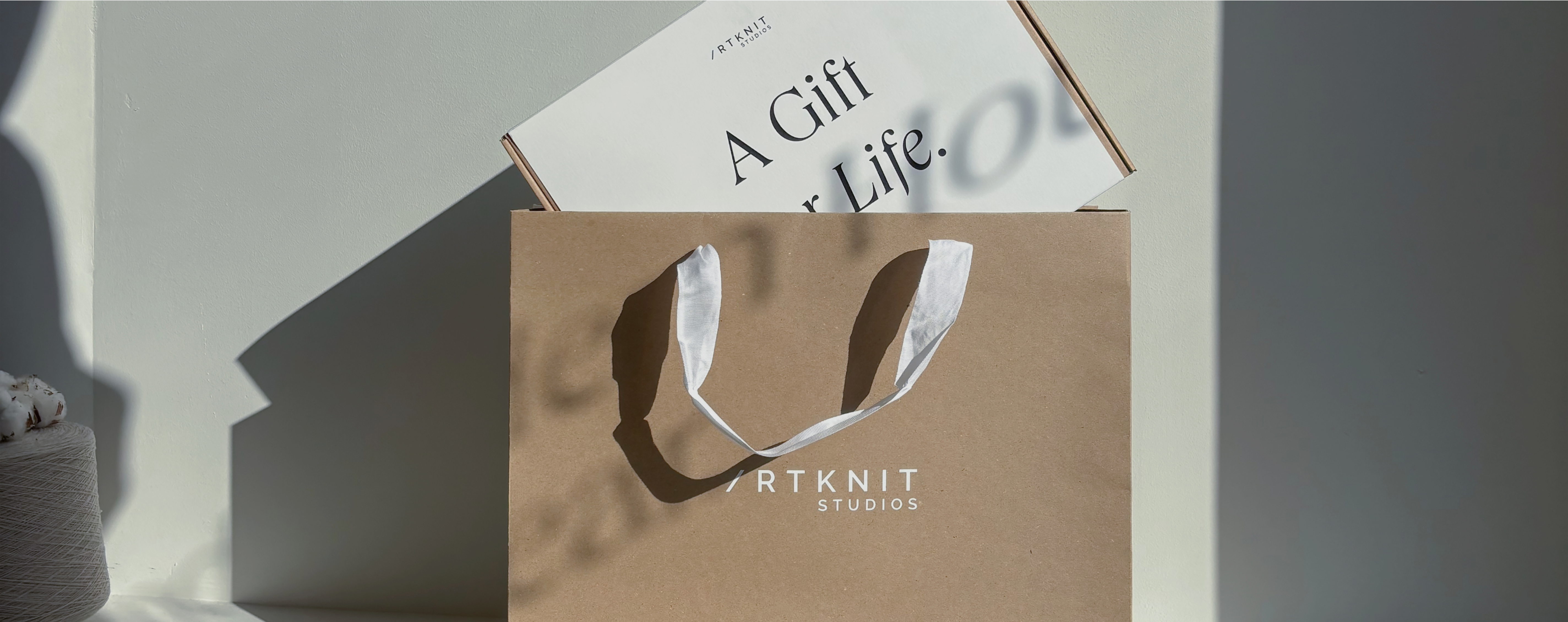 editorial shopper and box artknit