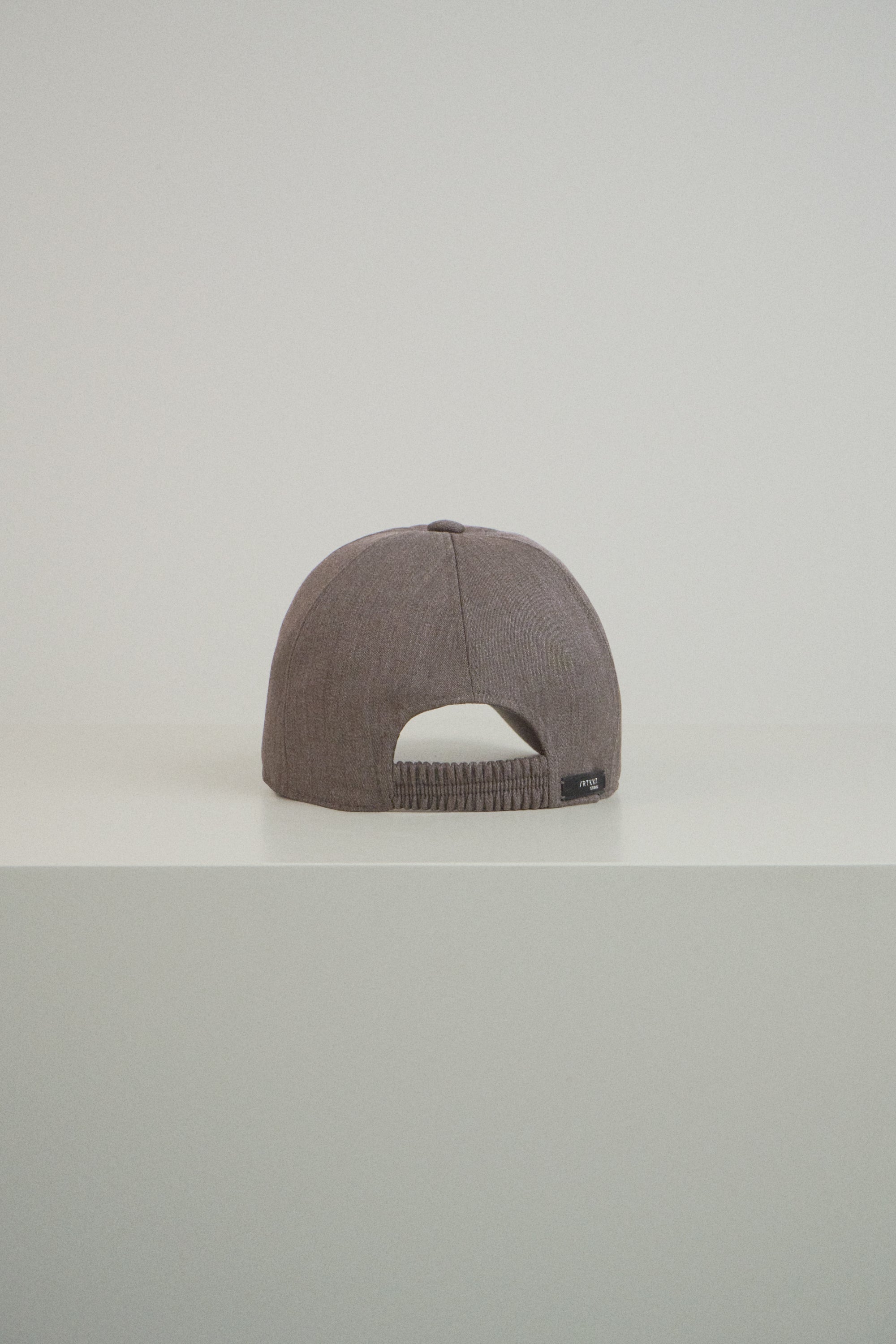The Twill Wool Baseball Hat taupe