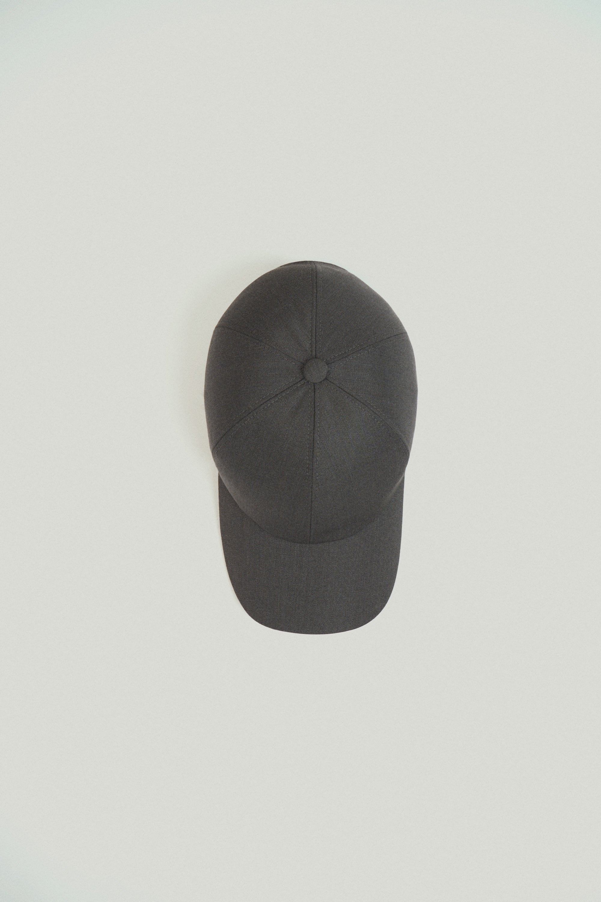 dark green merino wool baseball hat
