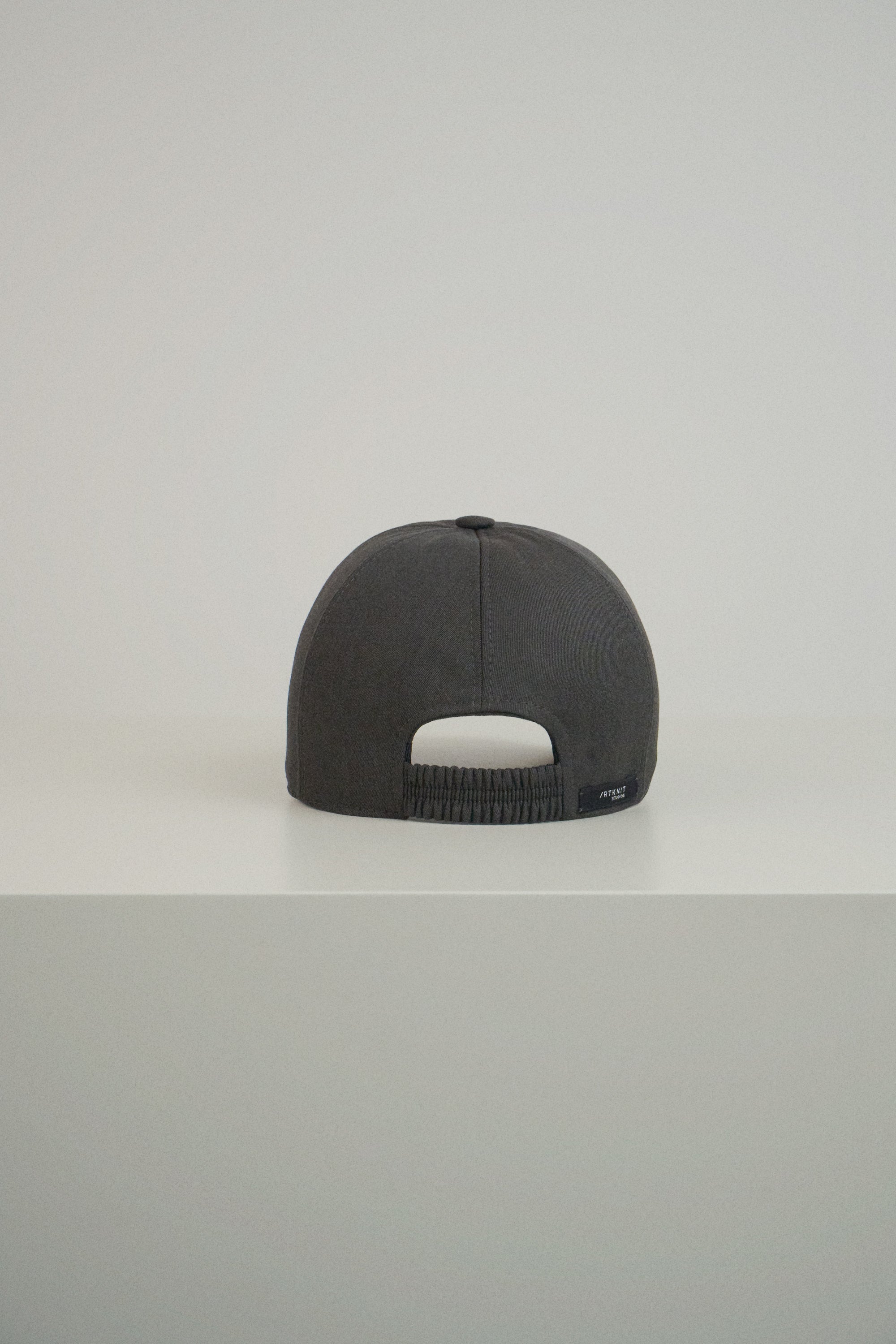 dark green merino wool baseball hat