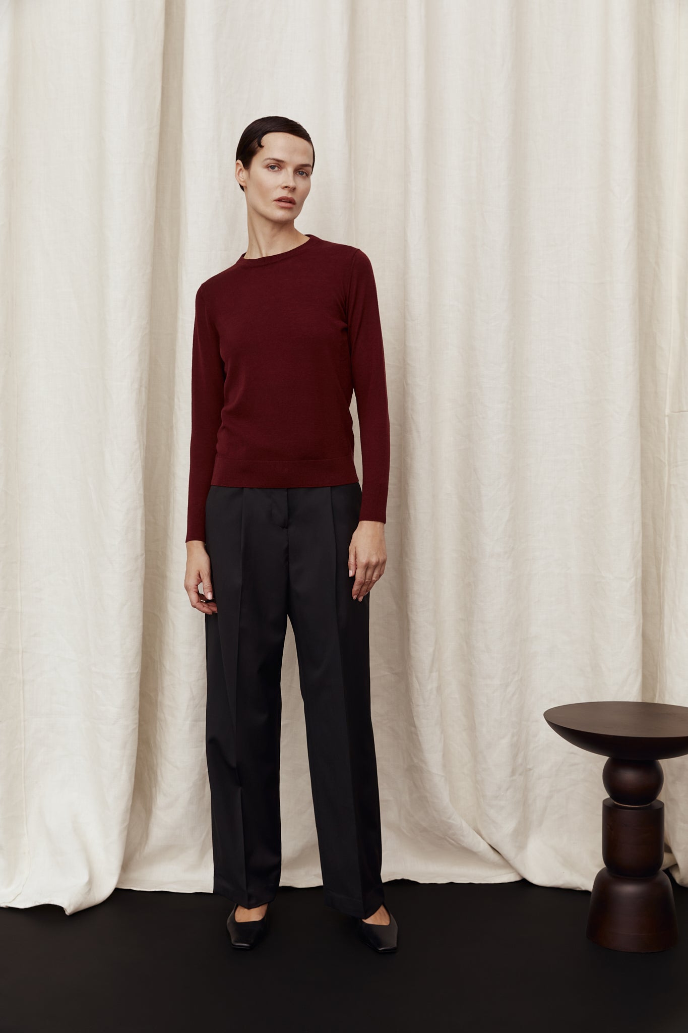 Pull à col rond en Laine ultra-douce