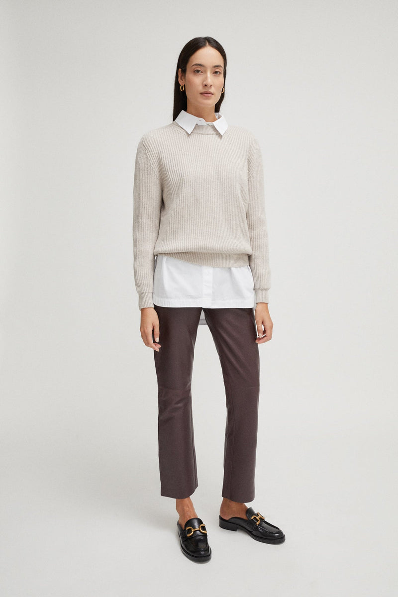 Greige | The Merino Wool Perkins Sweater
