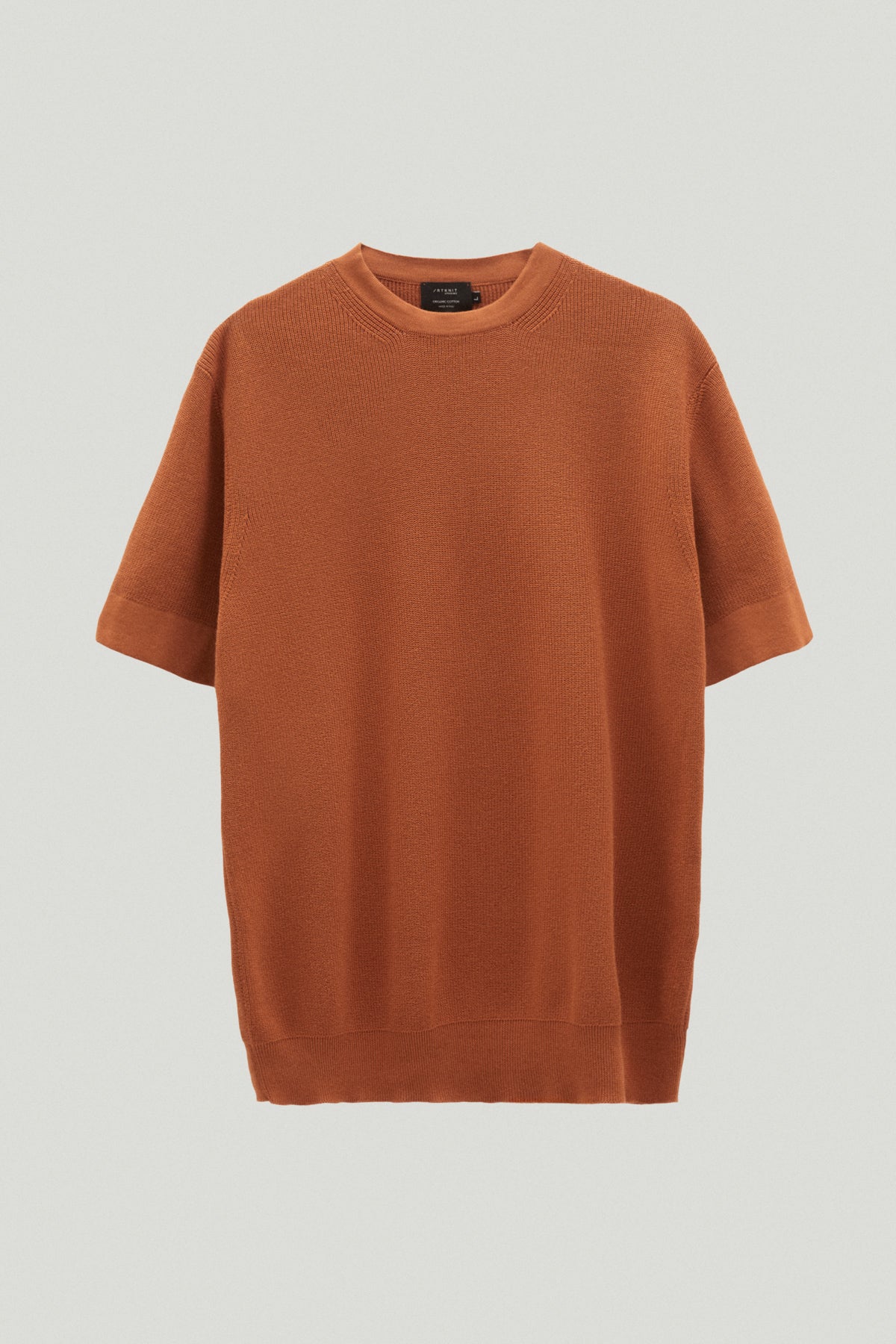 Terracotta | The Organic Cotton Ribbed T-Shirt