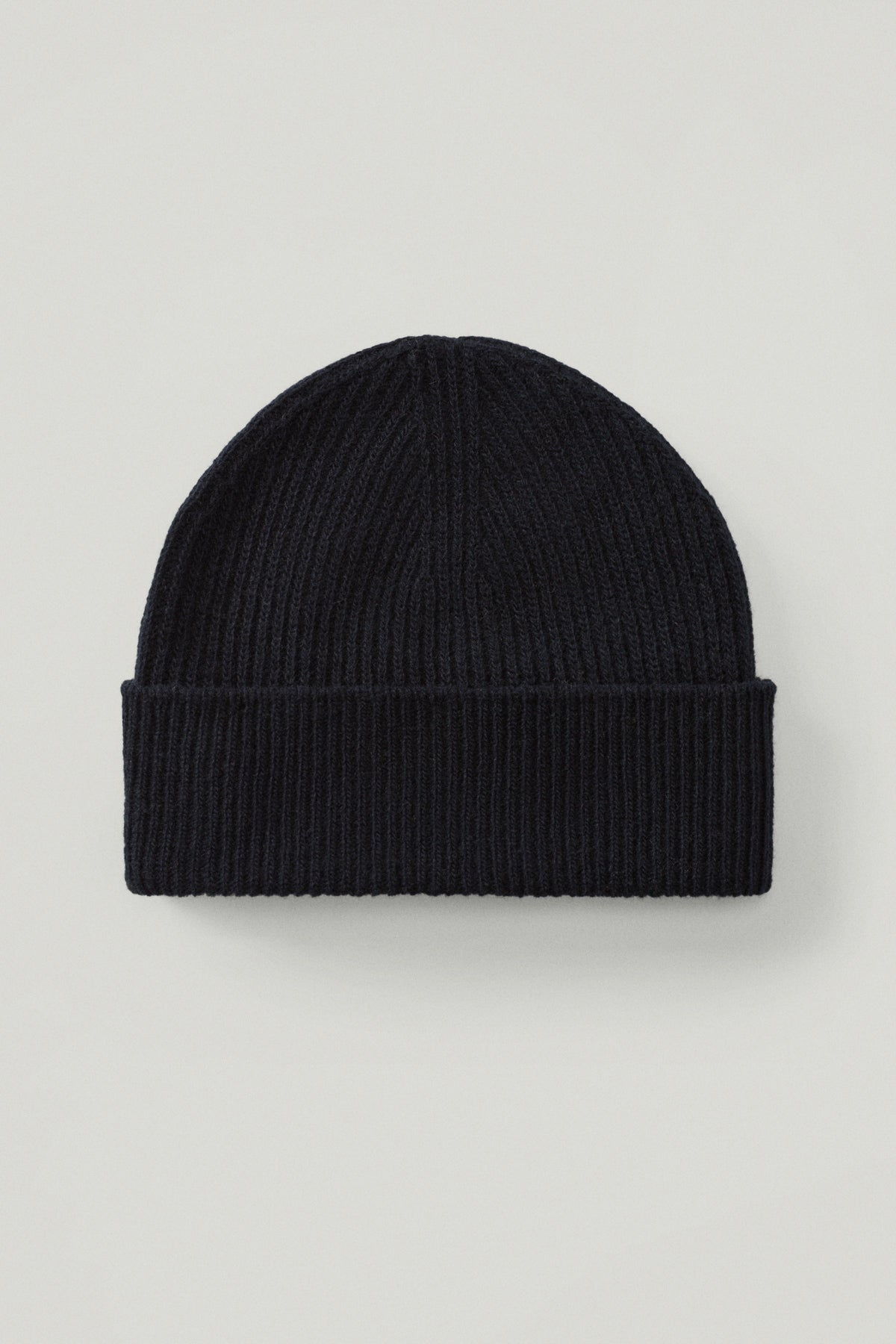 Blue Navy | The Woolen Ribbed Beanie