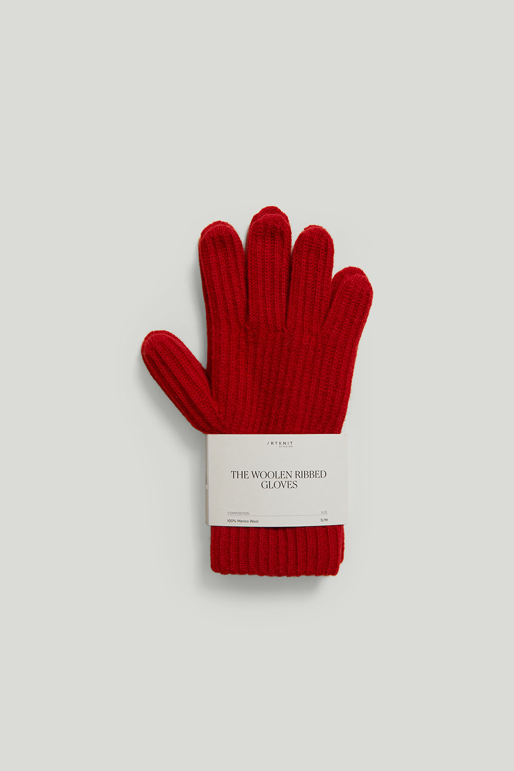Les gants côtelés en laine pour l'homme