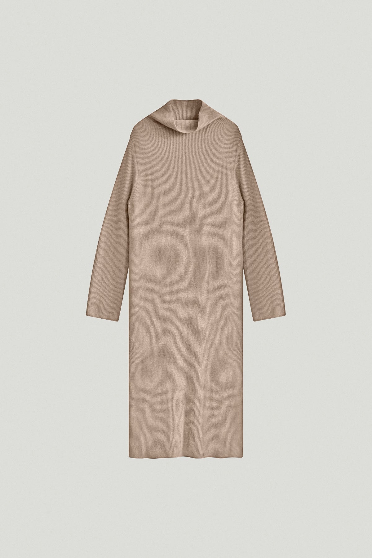 The Cashmere Long Dress - Imperfect Version | Camel