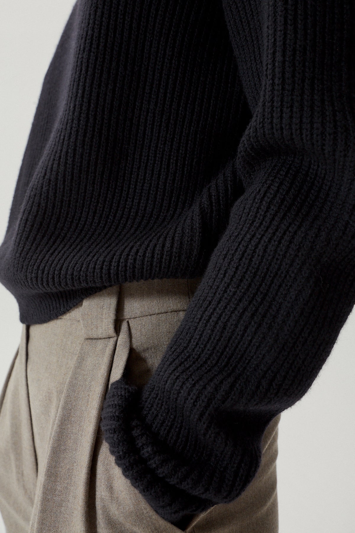 The Merino Wool Cropped High-Neck - Imperfect Version