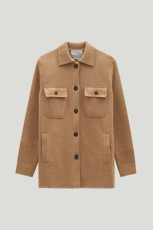 Camel | The Merino Wool Overshirt Jacket – Imperfect Version