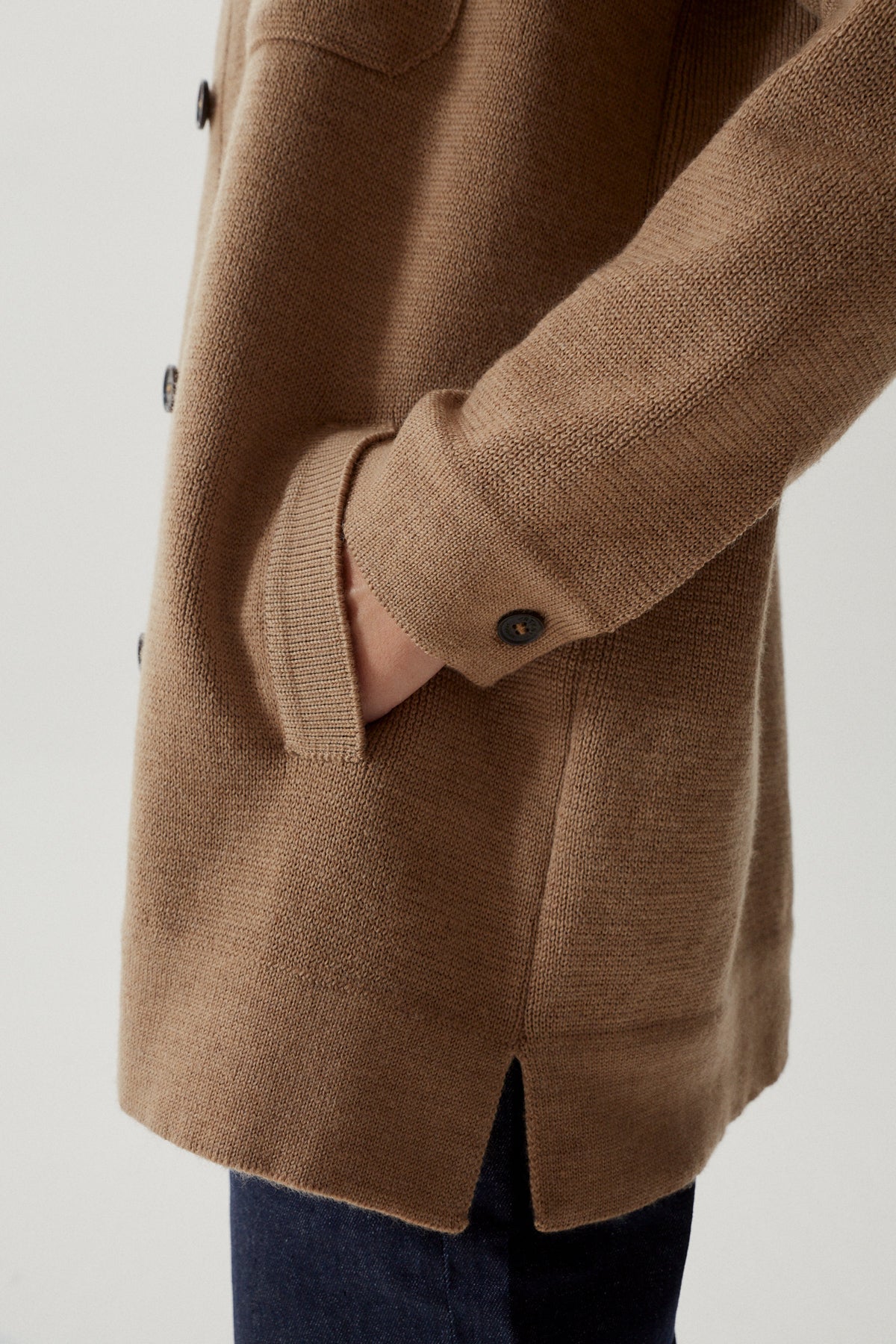Camel | The Merino Wool Overshirt Jacket – Imperfect Version