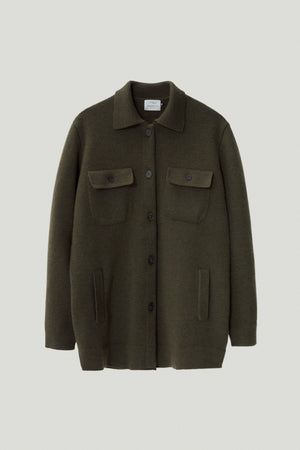 Military Green | The Merino Wool Overshirt Jacket