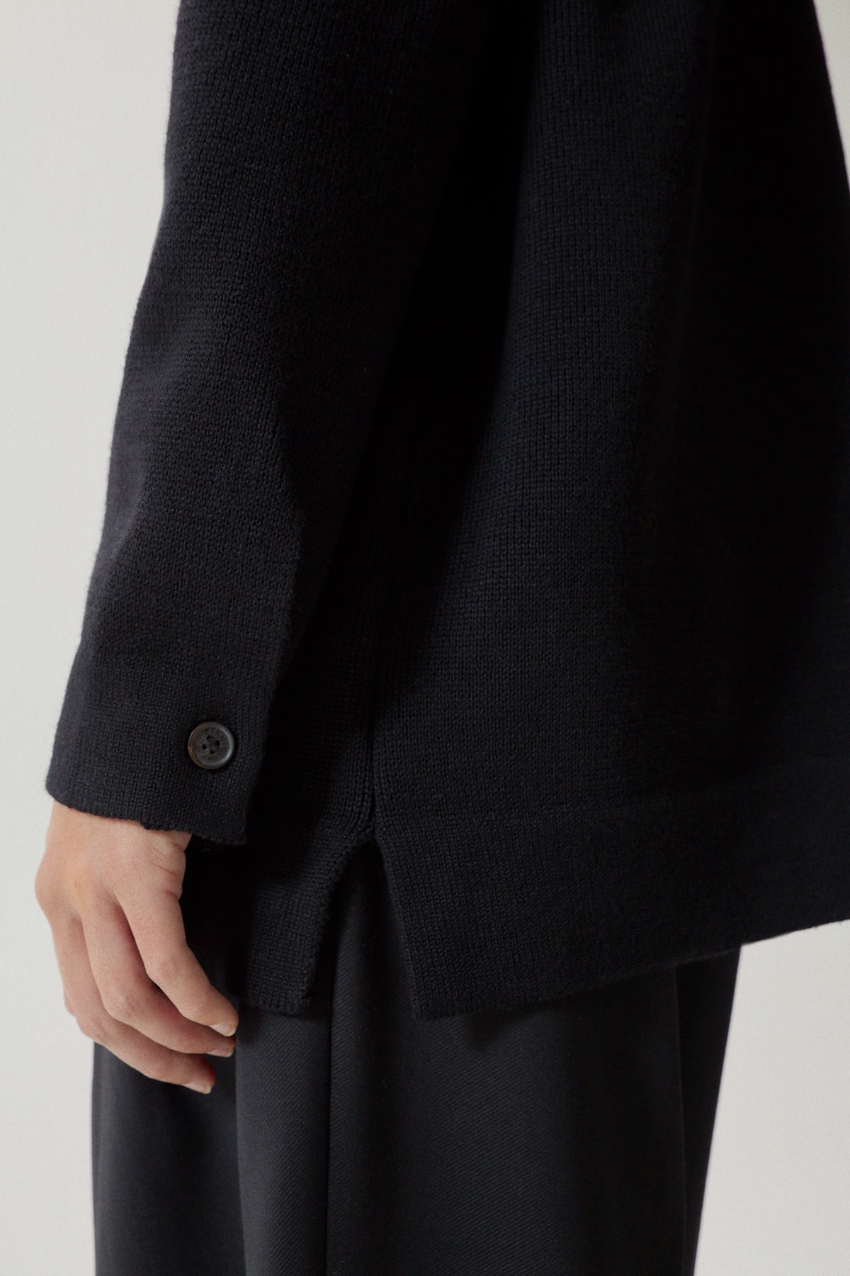 Black | The Merino Wool Overshirt Jacket
