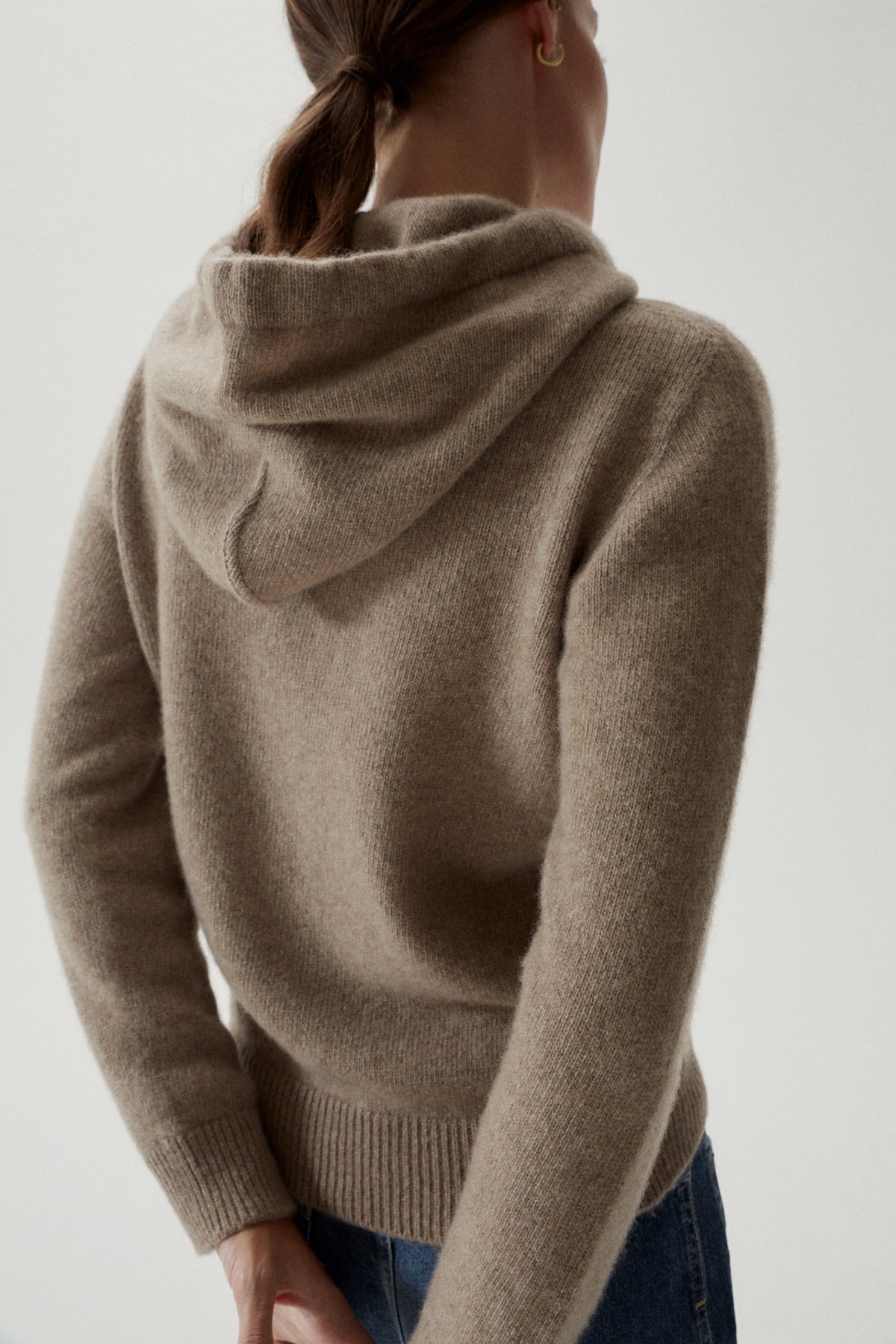 Camel | The Upcycled Cashmere Hoodie – Imperfect Version