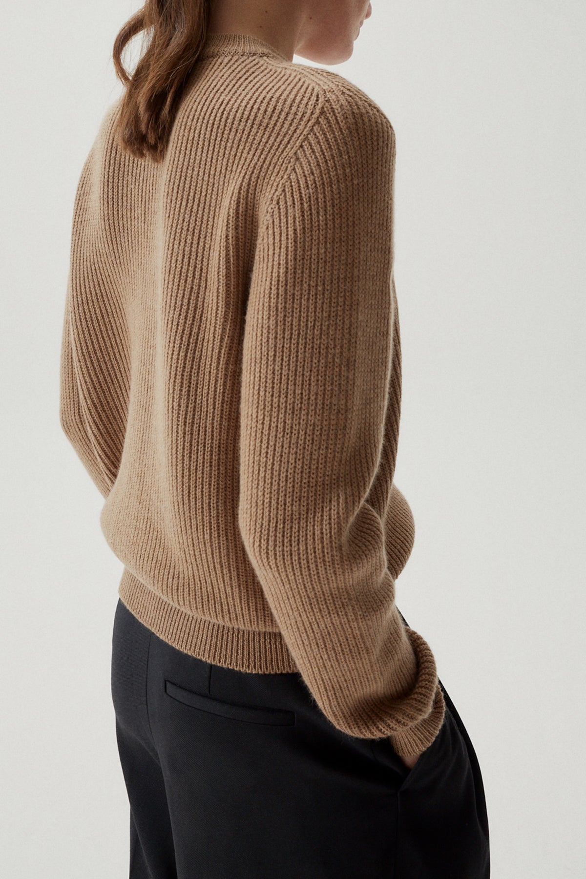 The Wool Perkins Sweater - Imperfect Version | Camel