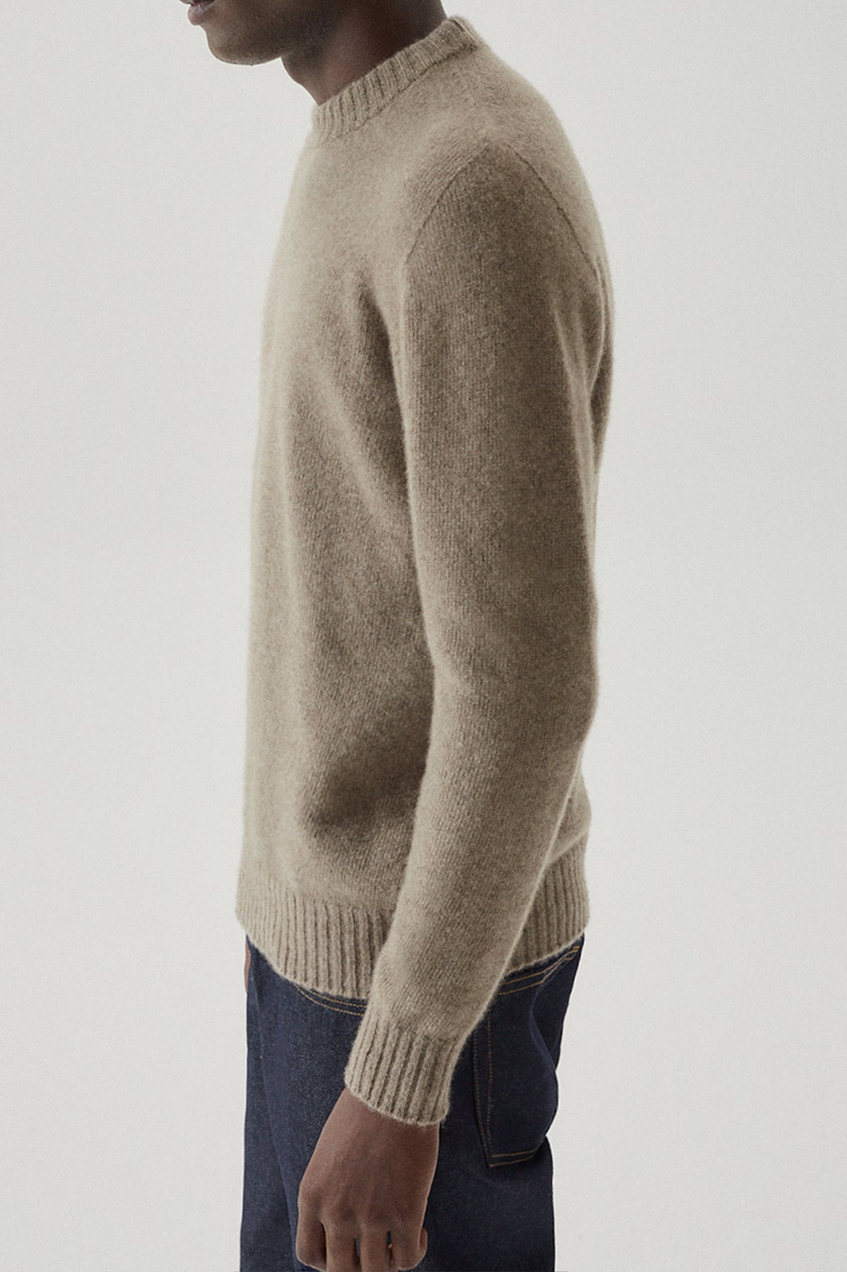 The Upcycled Cashmere Sweater - Imperfect Version | Camel