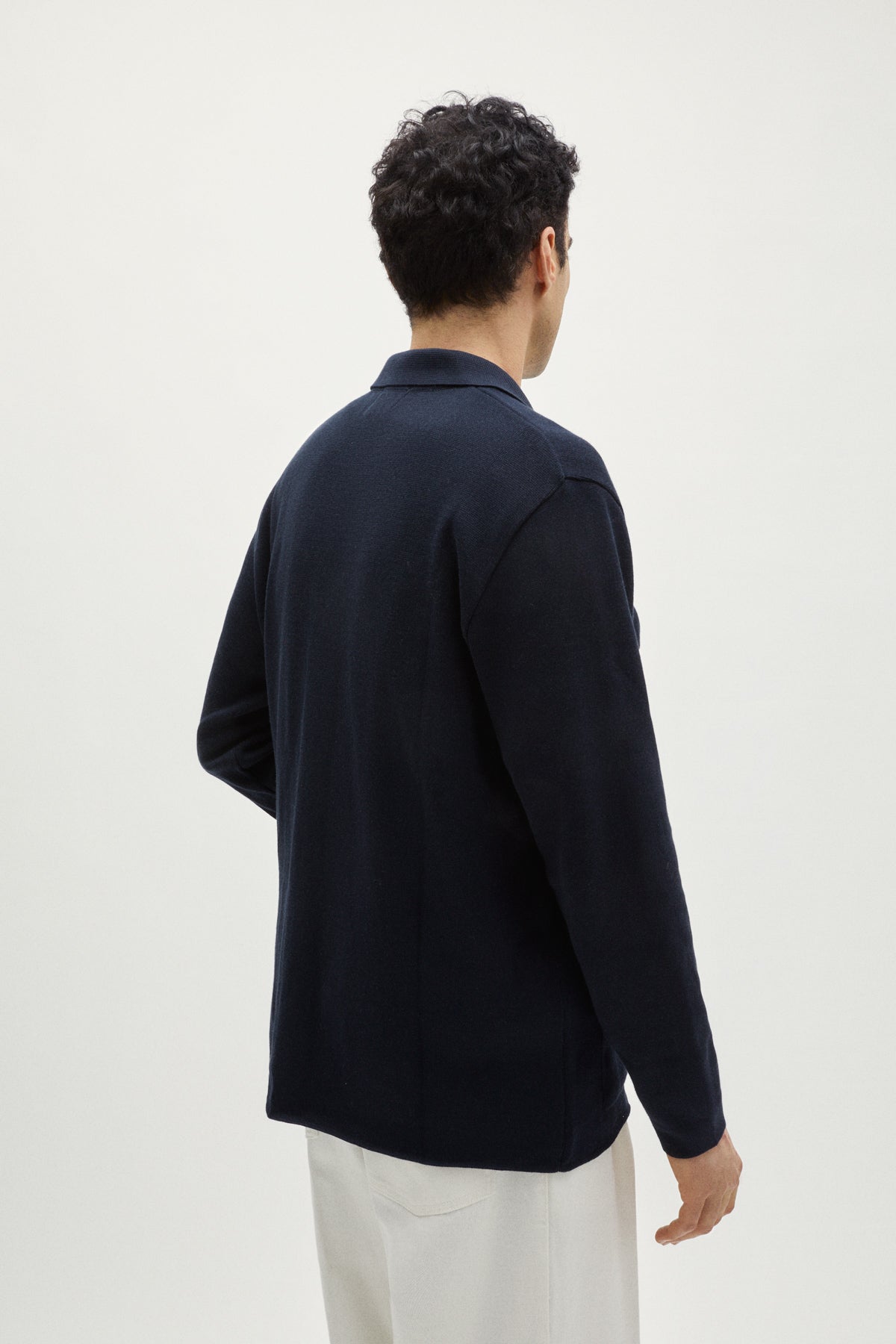 the organic cotton jacket blue navy