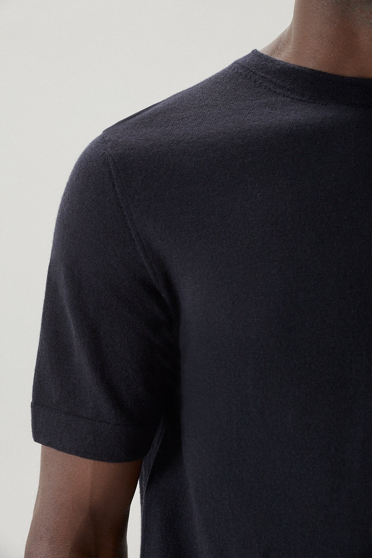 The Ultrasoft Wool T-Shirt - Imperfect Version | Midnight Blue