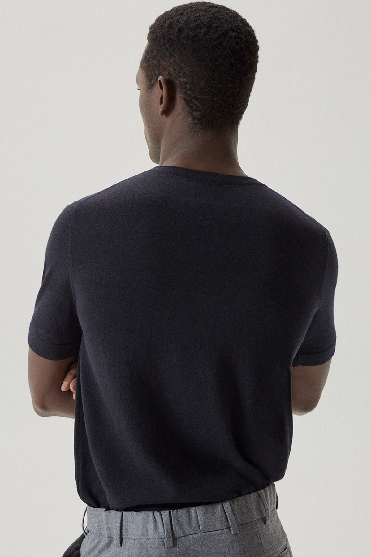 The Ultrasoft Wool T-Shirt - Imperfect Version | Midnight Blue