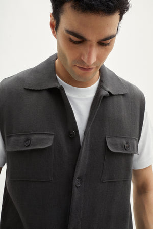 Graphite | The Organic Cotton Vest