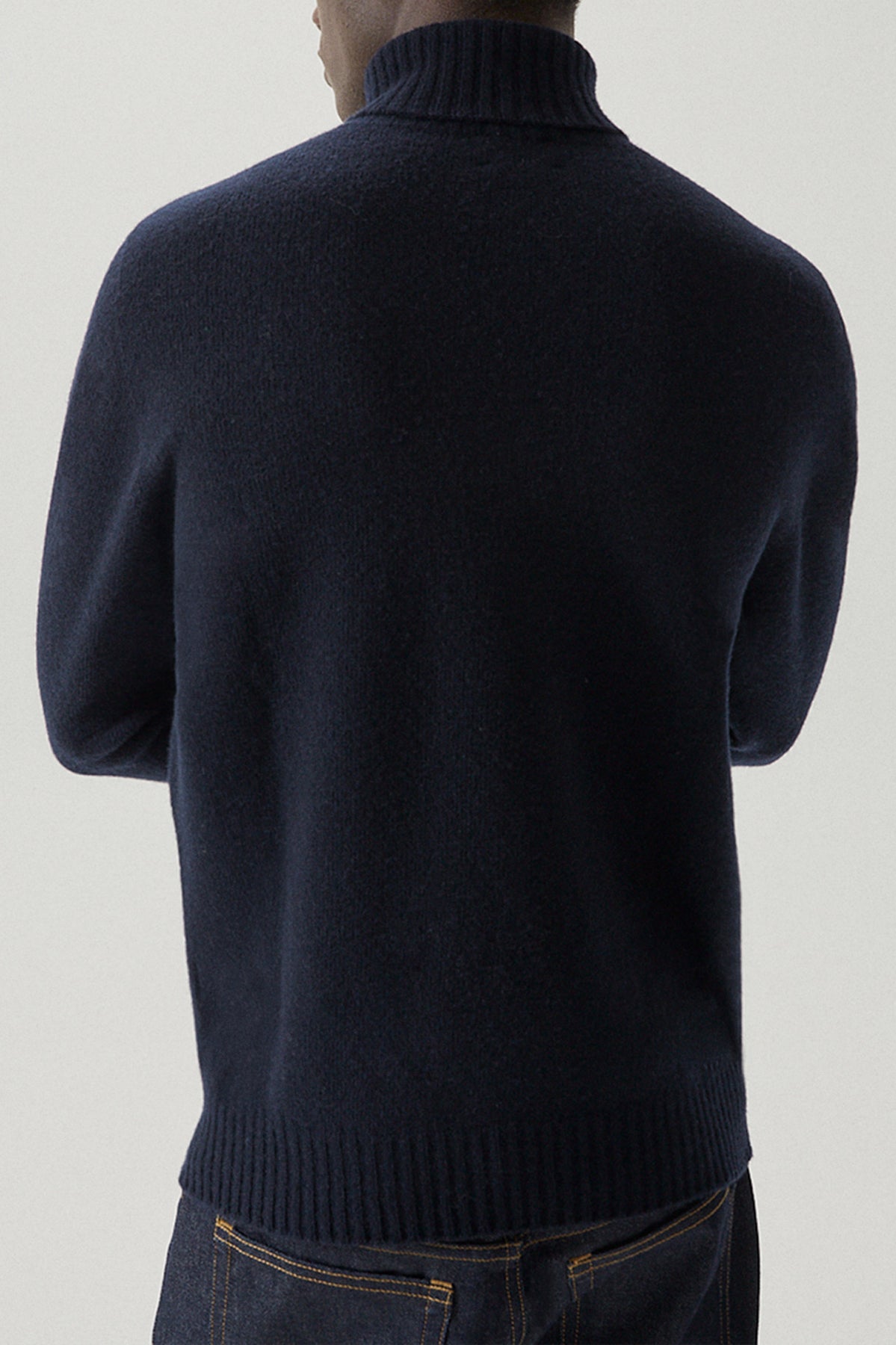 The Woolen Roll-Neck - Imperfect Version | Abyss Blue