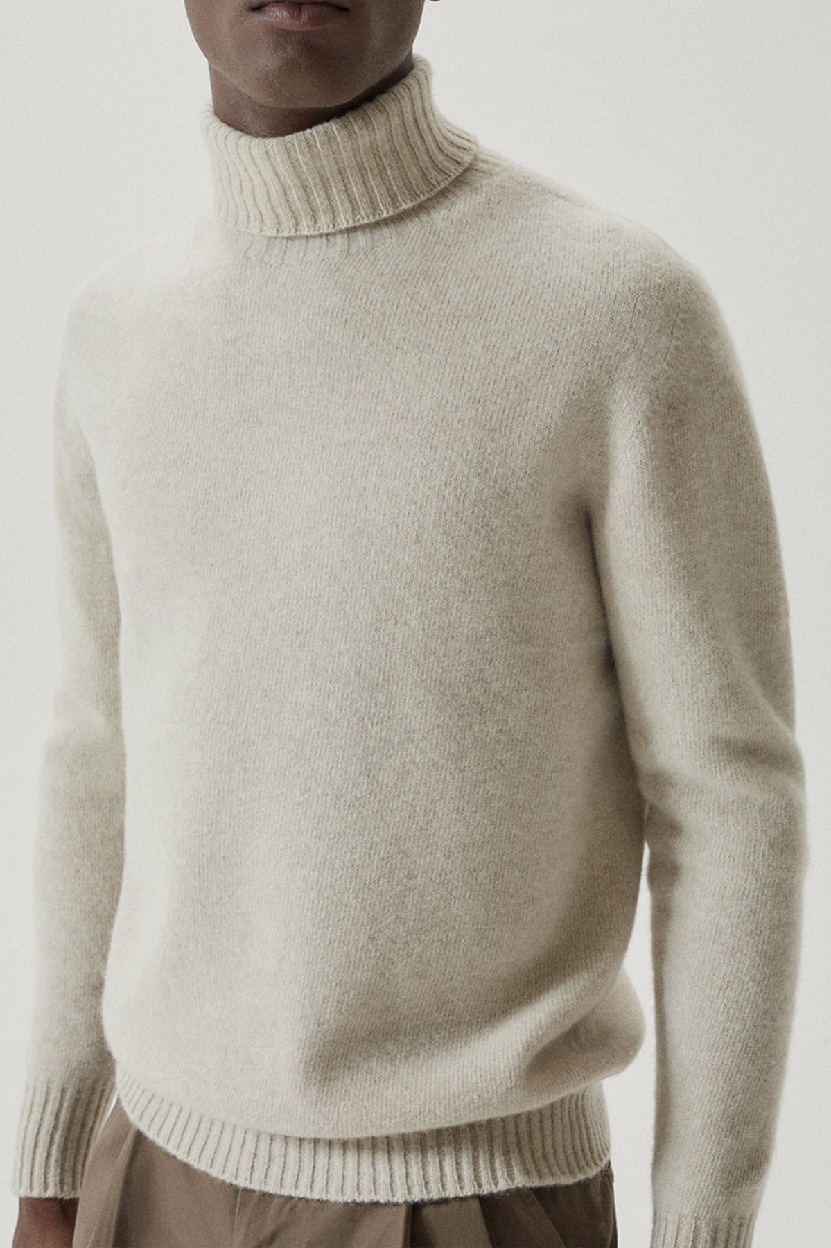 The Woolen Roll-Neck - Imperfect Version | Ecru