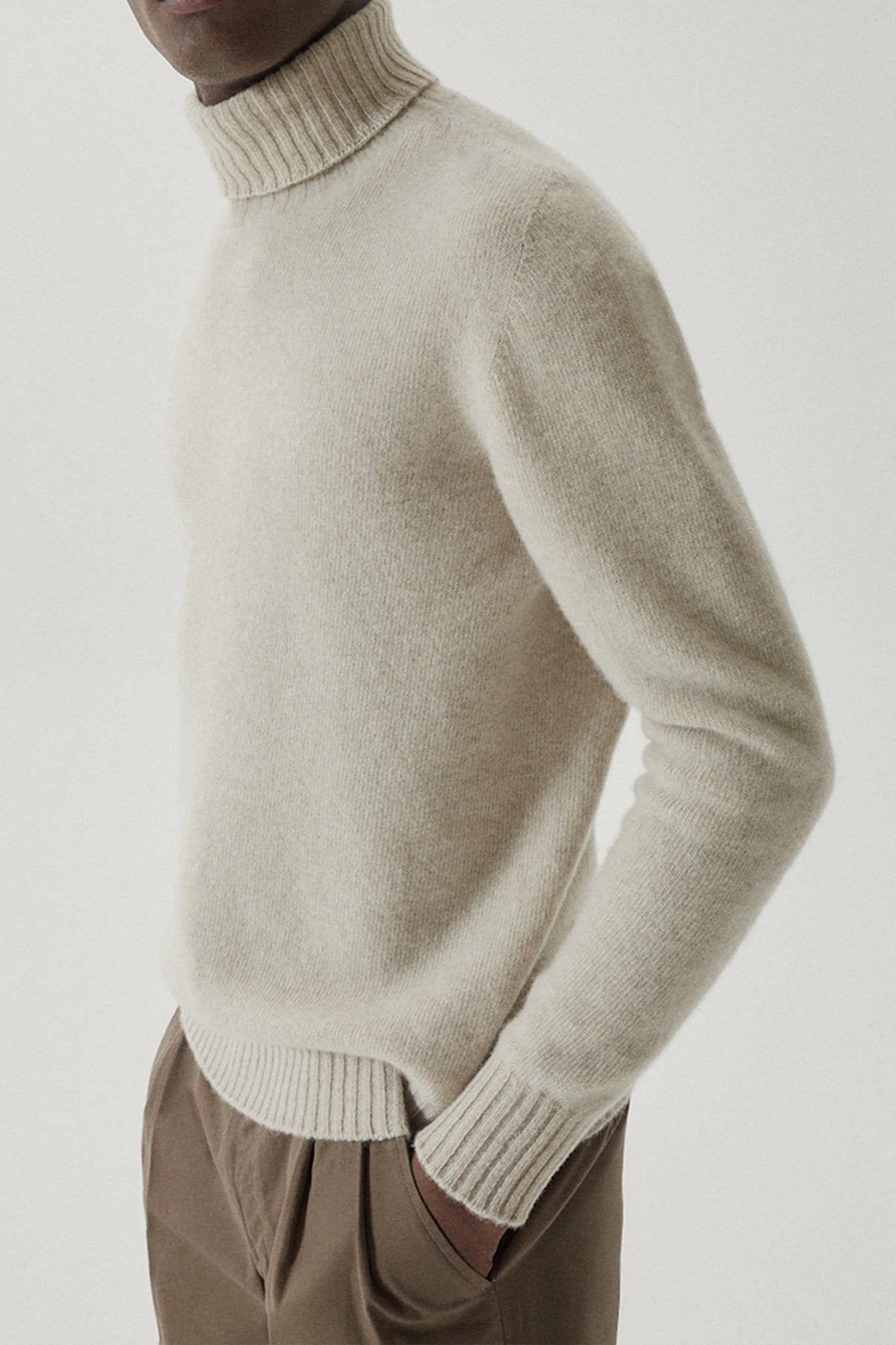 The Woolen Roll-Neck - Imperfect Version | Ecru