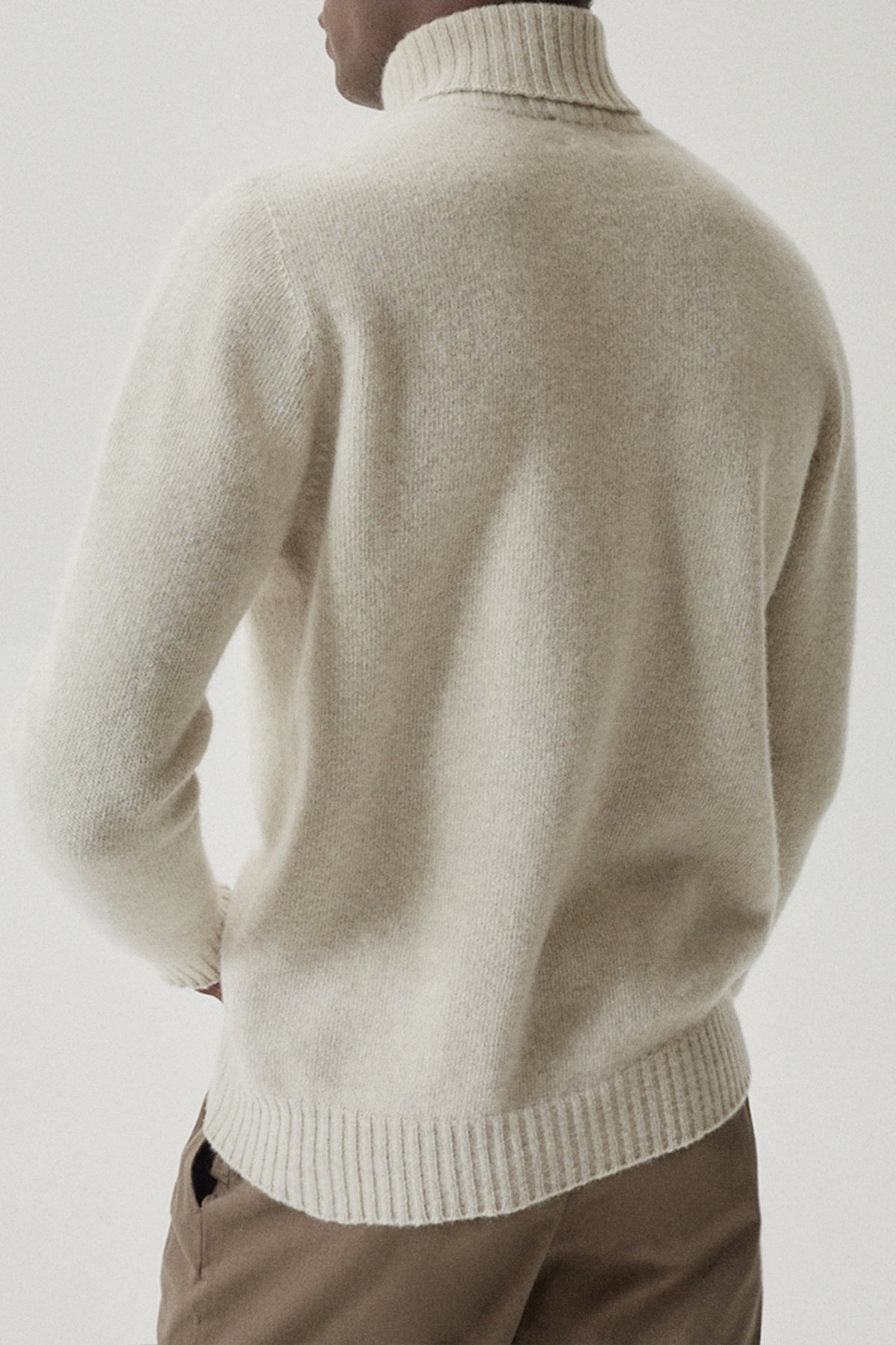 The Woolen Roll-Neck - Imperfect Version | Ecru