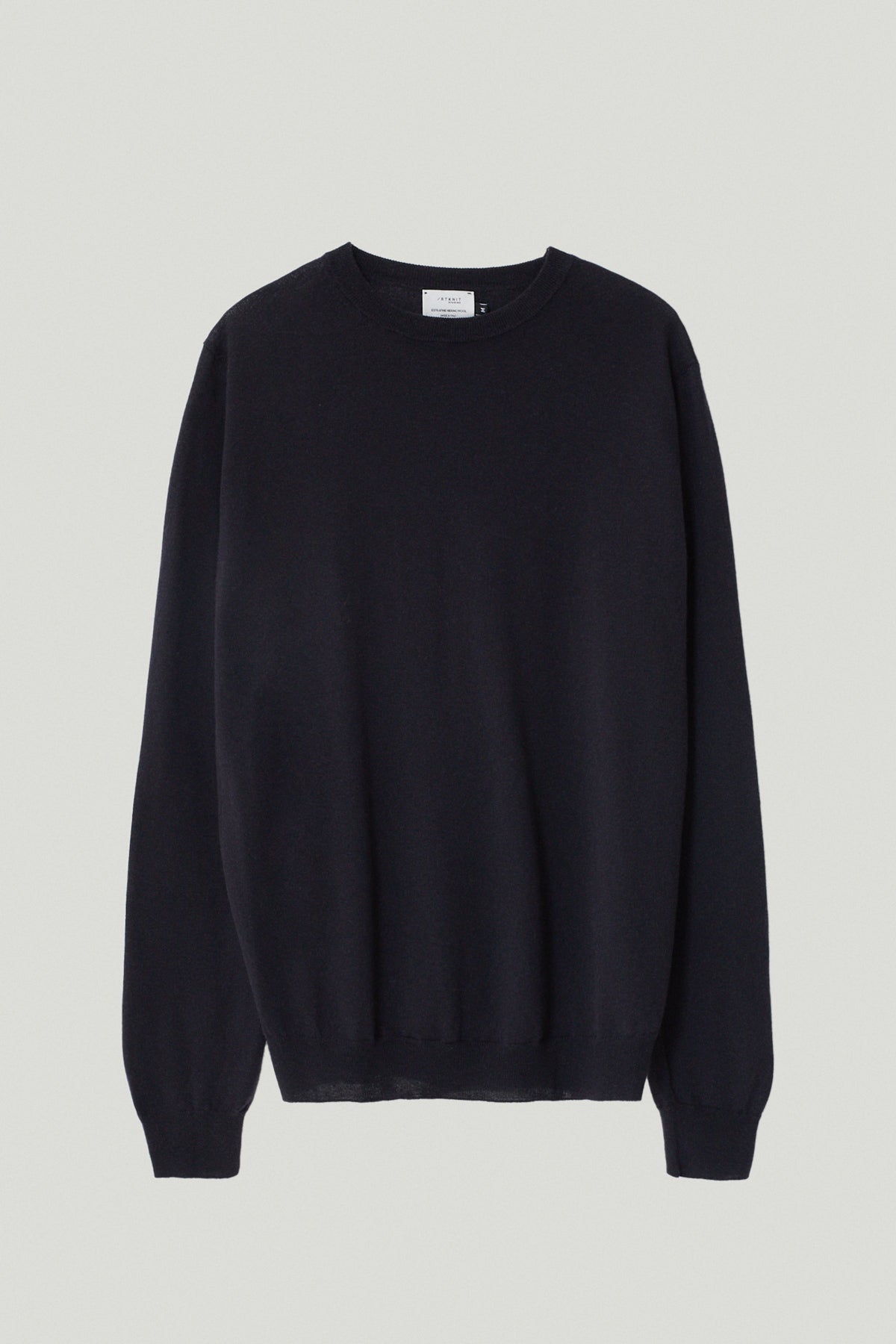 the ultrasoft wool round neck imperfect version midnight blue