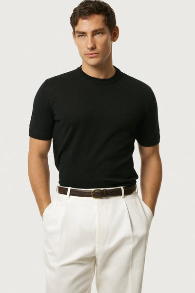 The Linen Cotton Knit T-Shirt