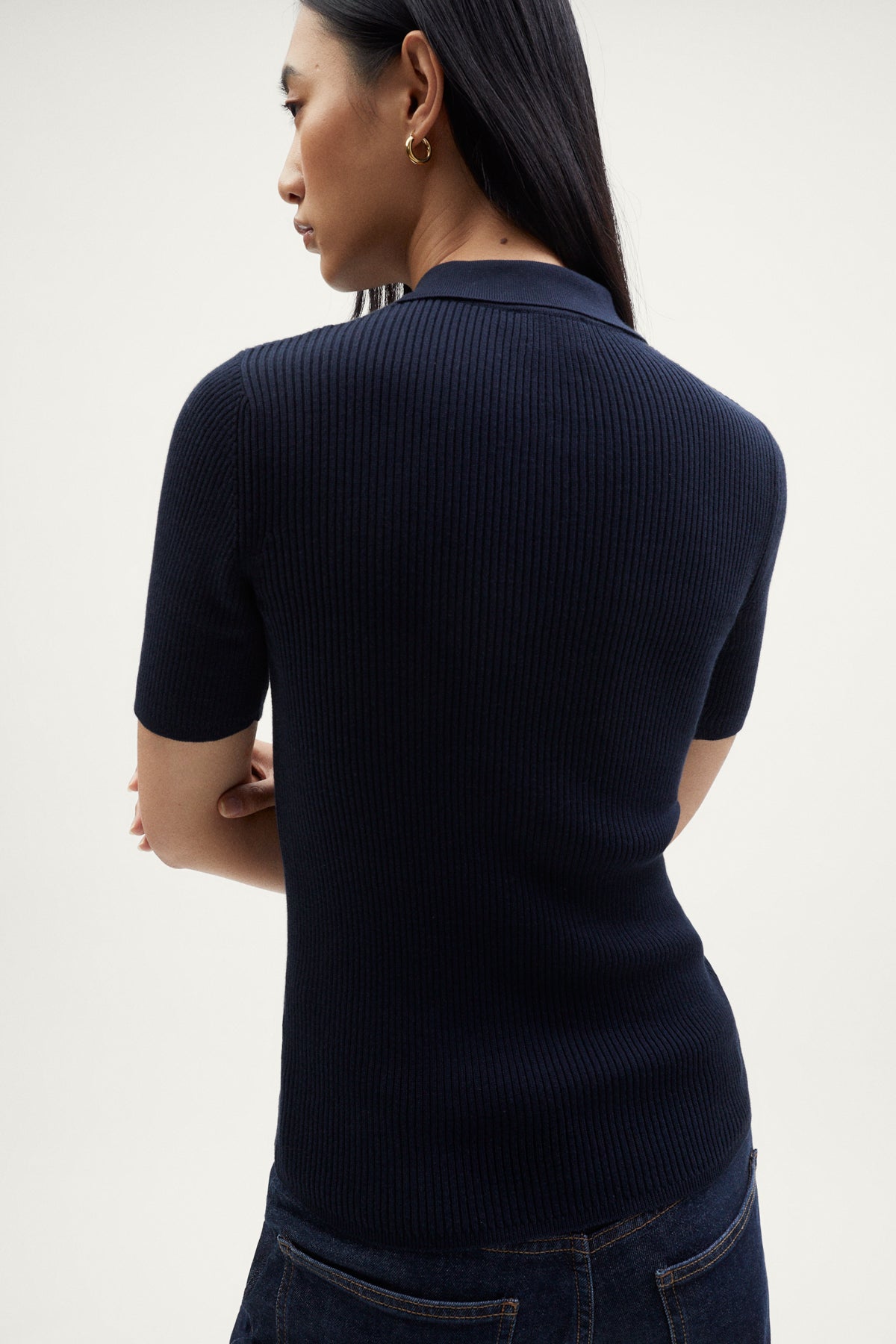 The Organic Cotton Ribbed Polo