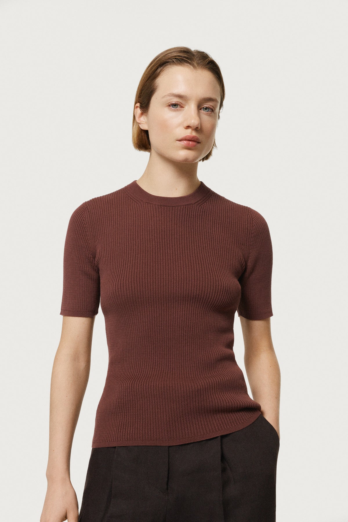 The Organic Cotton Ribbed Tee