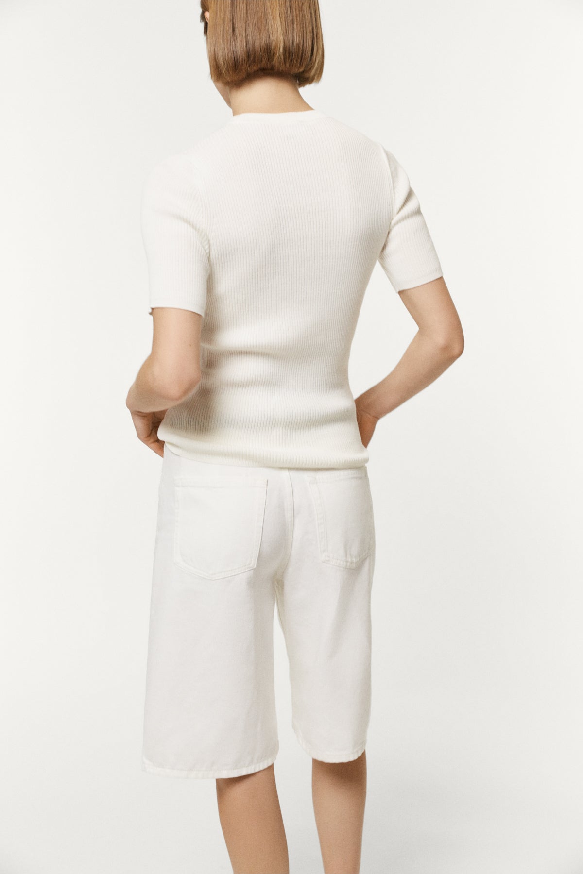 T-Shirt a Coste in Cotone Organico