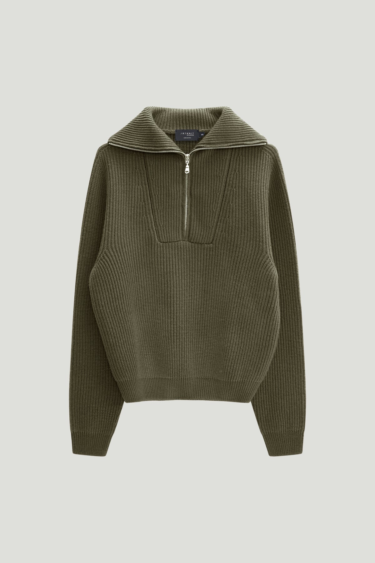 The Merino Wool Half-zip Sweater