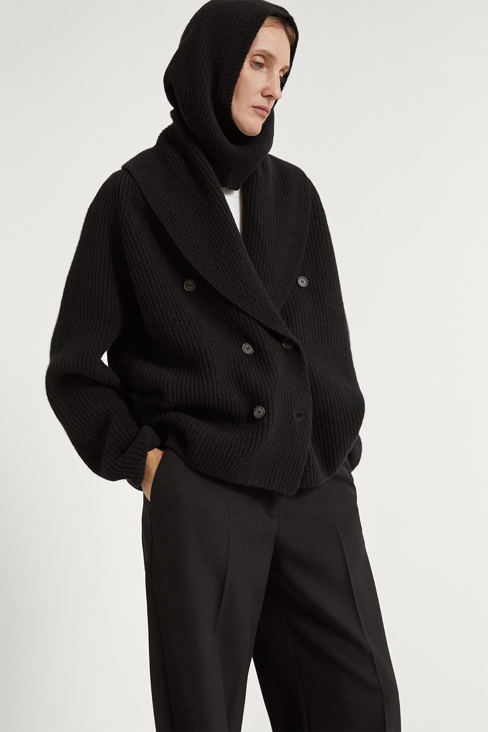 The Woolen Balaclava Black