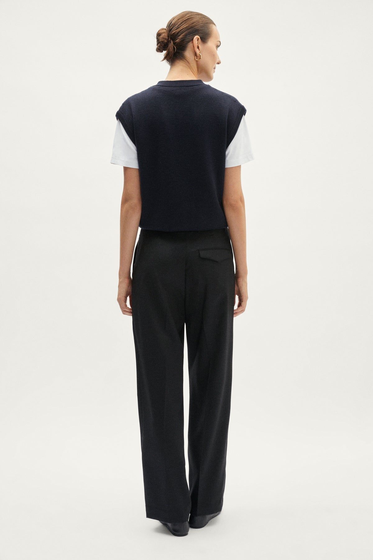 The Wool Tailored Pants with Pinces