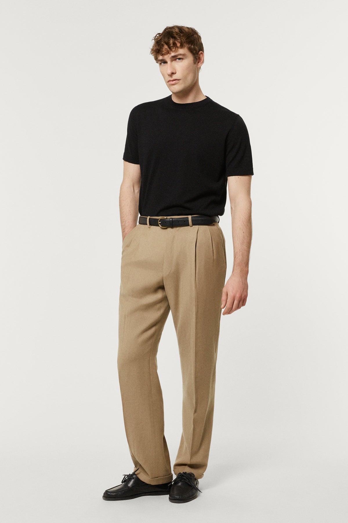 The Ultrasoft Wool T-Shirt black