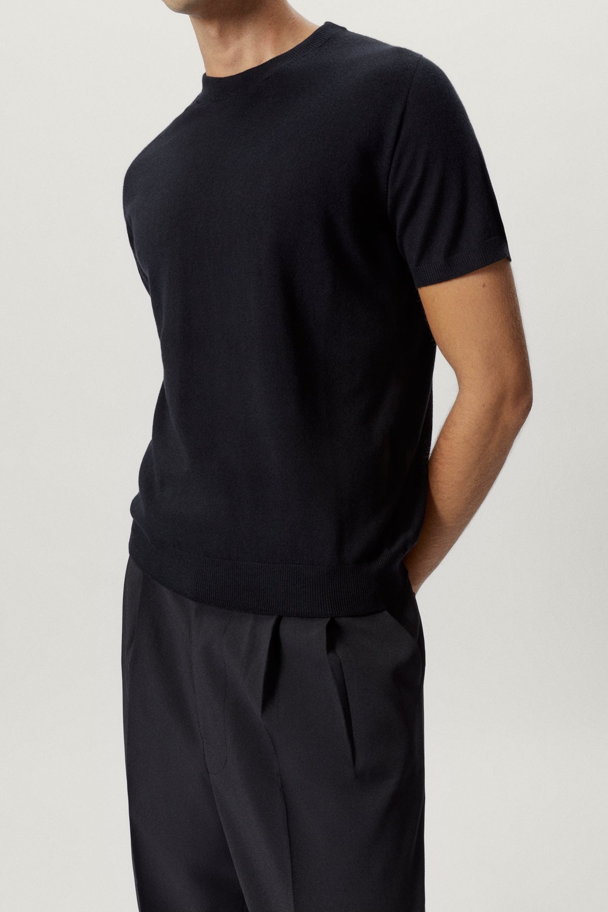 Black | The Ultrasoft Wool T-Shirt